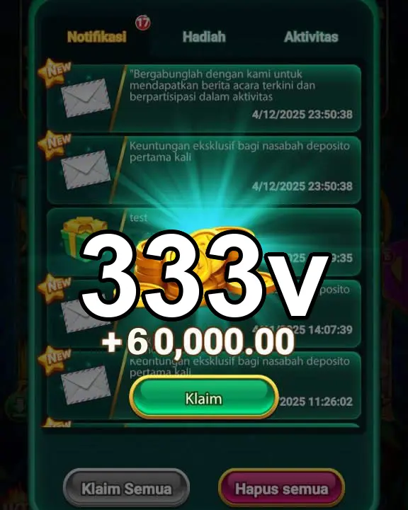 333v Masuk
